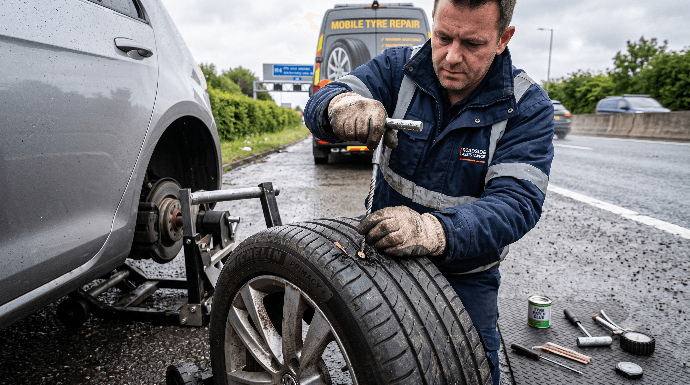 Tyre Change & Tyre Repair Service