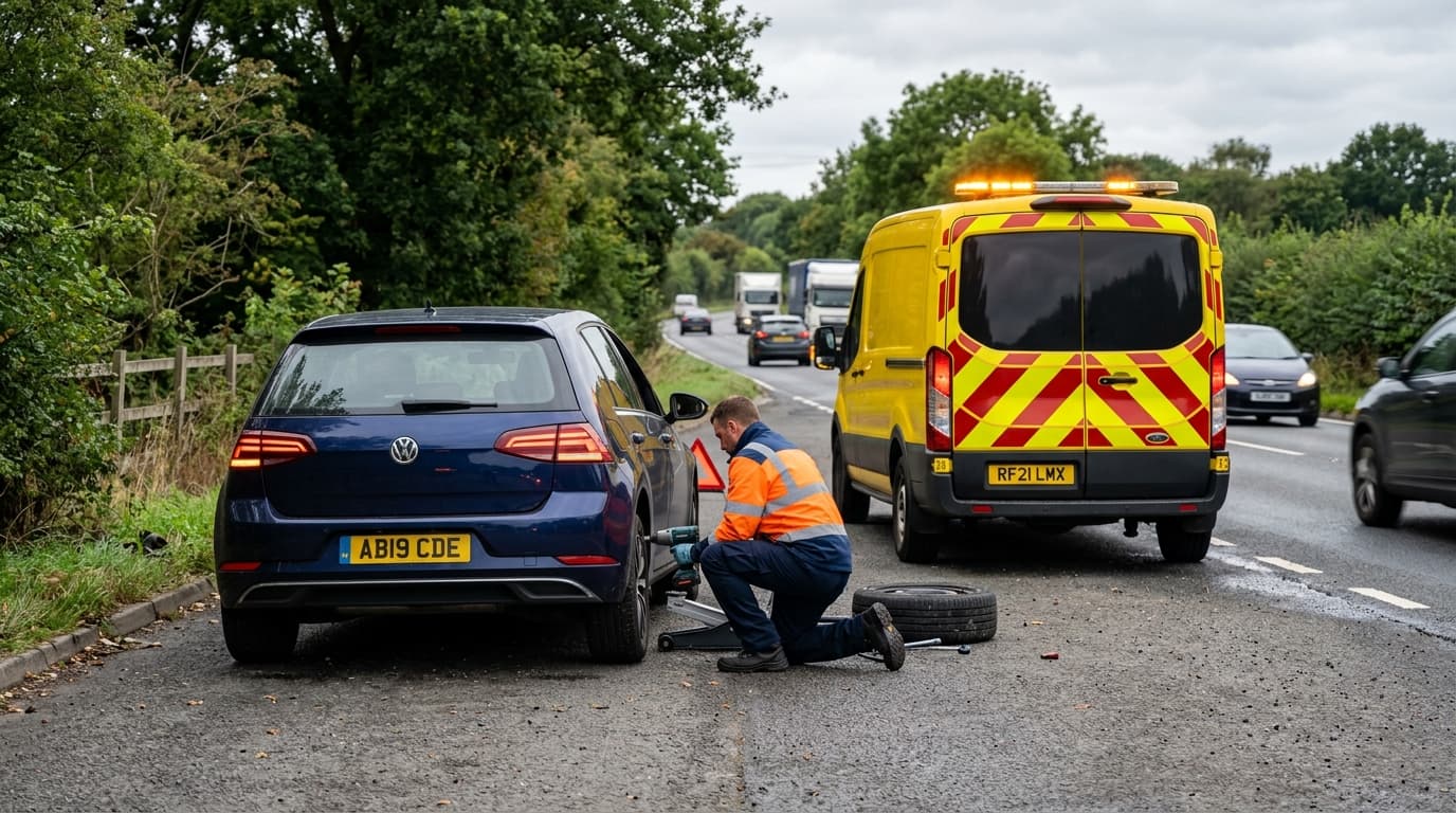 Jump Start and Tyre Change